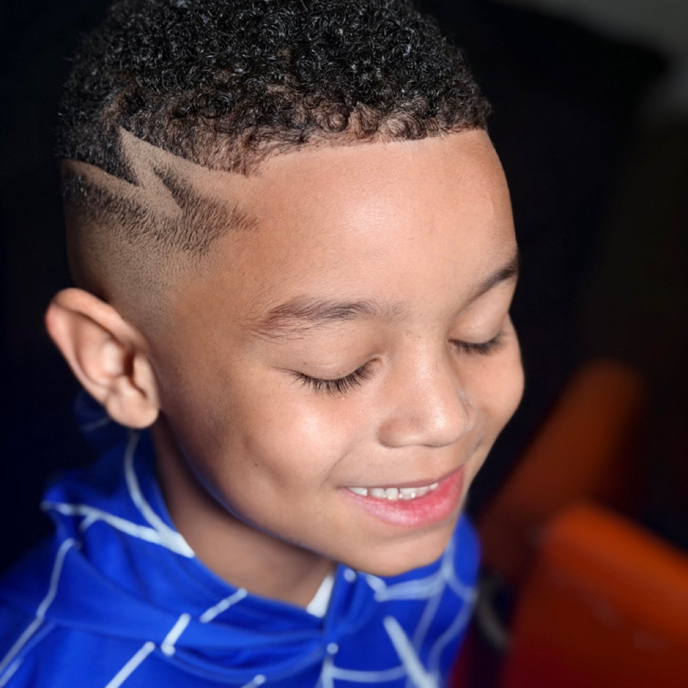 Kids Bald Fade at The Black Chateau Salon in Dallas, TX