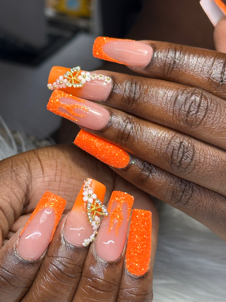 Long Acrylic Fill In