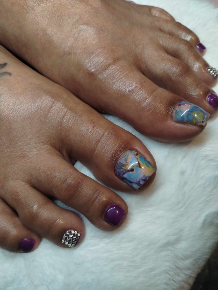 Arcylic Big TOE's
