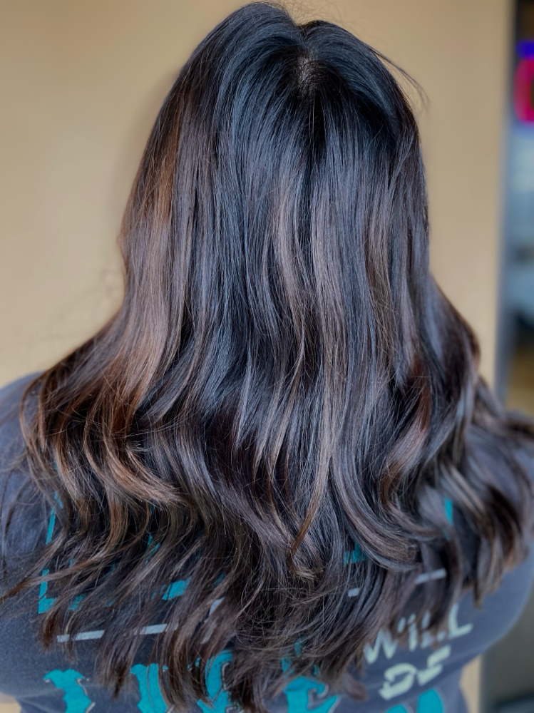 Balayage Free Hand Highlight