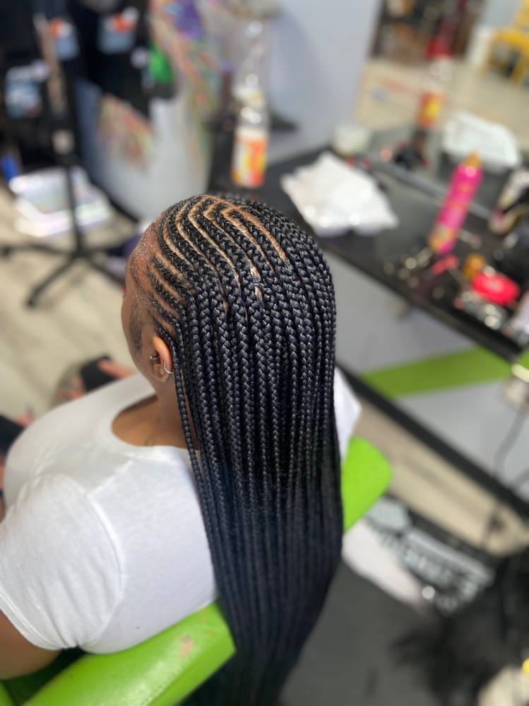 Tribal Braids M Midback