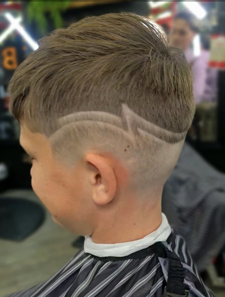 Kids Haircut With Design (AS)