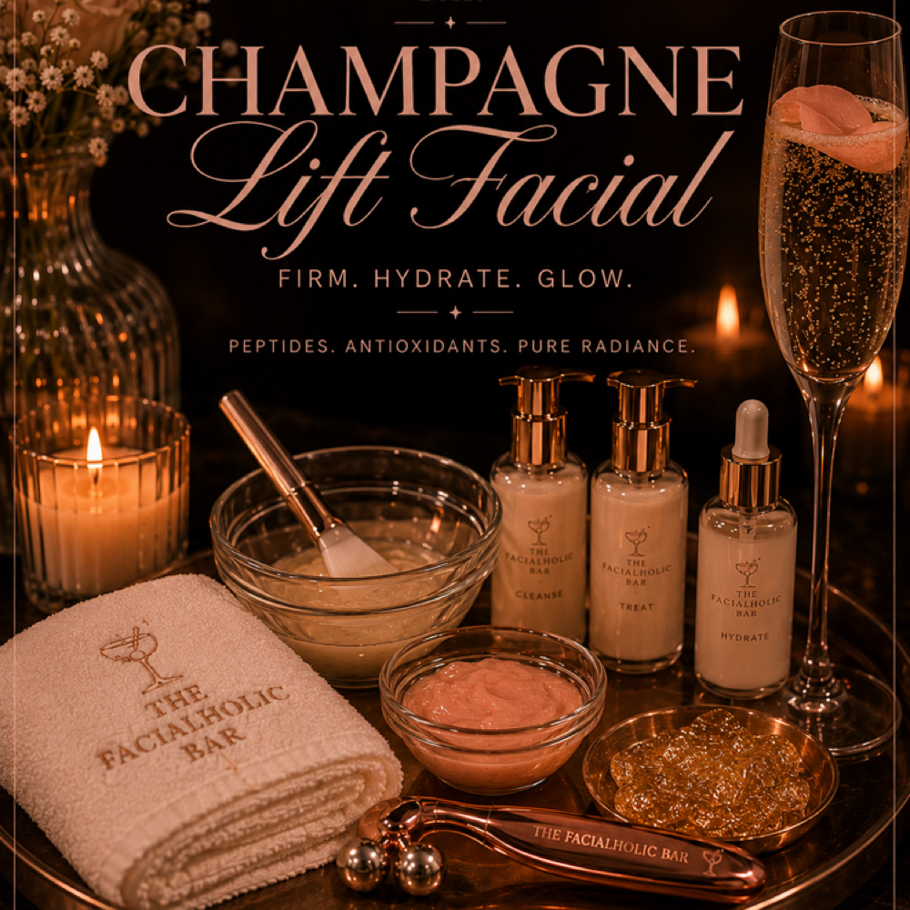 ✨The Champagne Lift✨ at The Facialholic Bar in Houston, TX