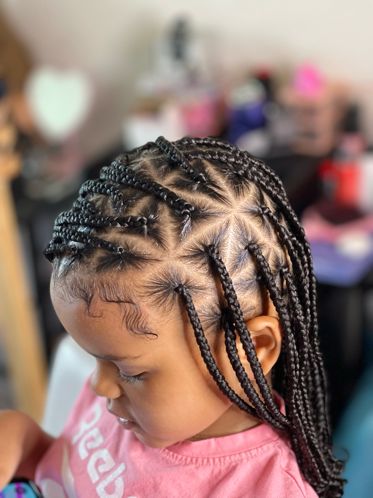 Kids Knotless Box Braids at Royalty Braids And Weave LLC in Melbourne, FL