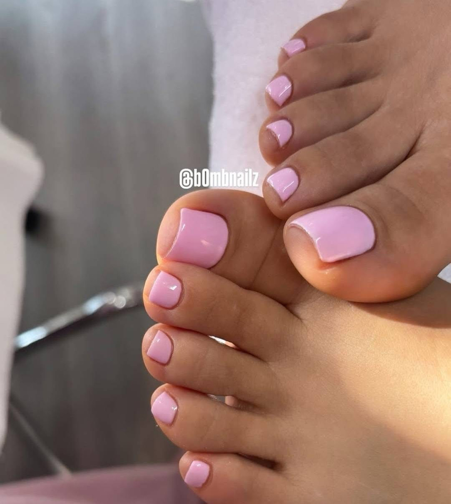 Full Set Pedicure at Hair N Nails By La in Loganville Ga, GA