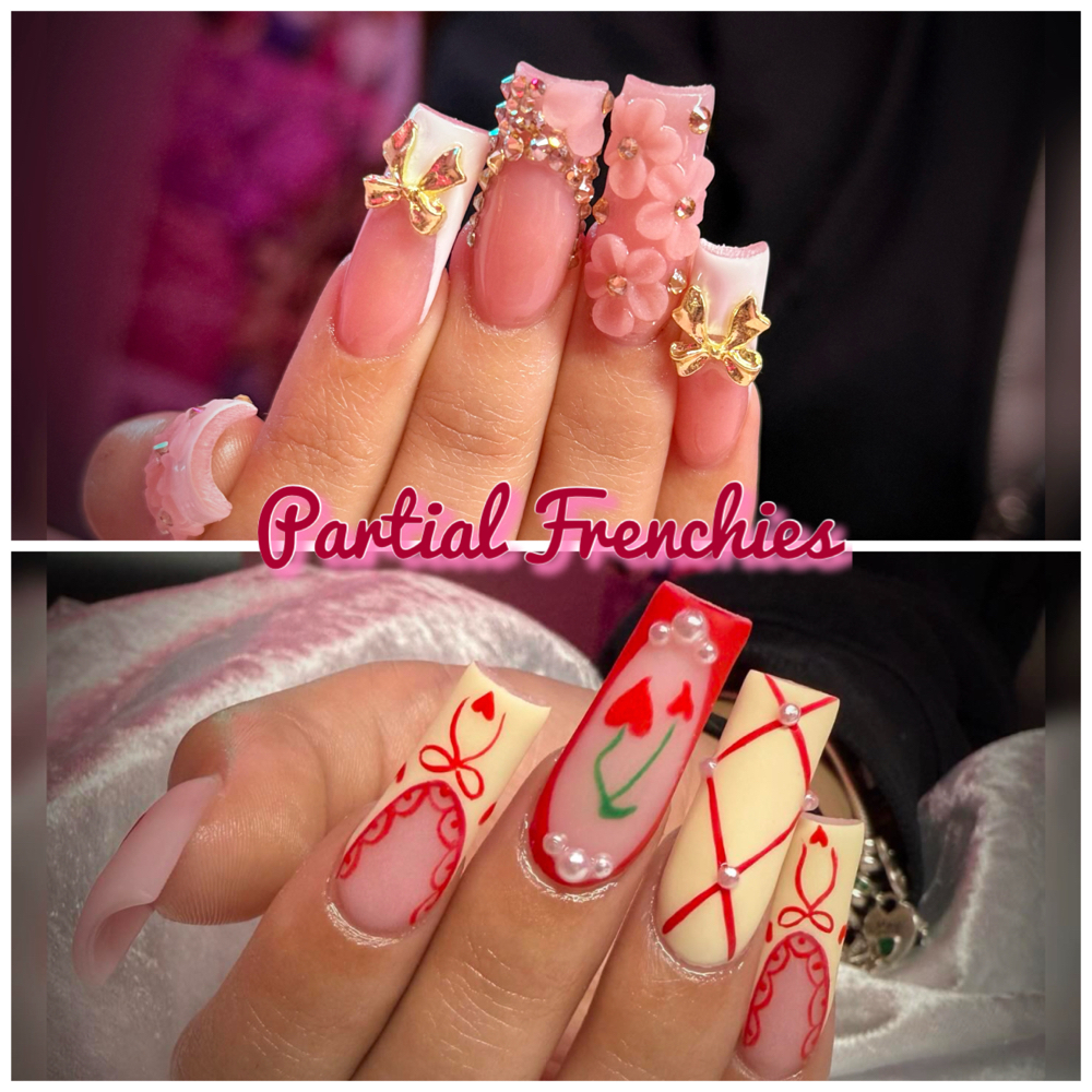 Add PARTIAL French Tip at Girl Talk Nail Studio in Arvada, CO