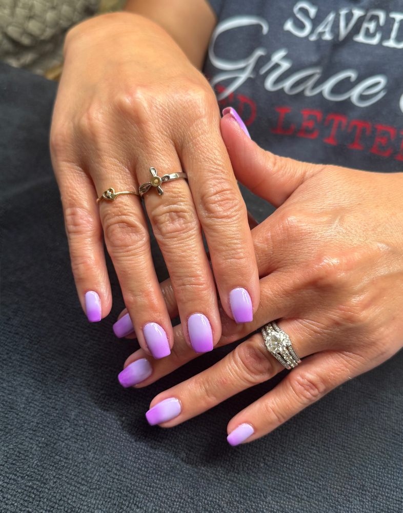 Dry Manicure With Gel Overlay