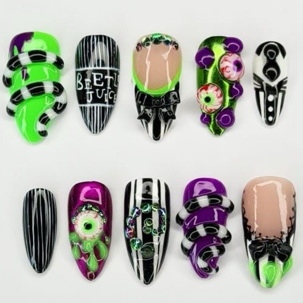 Halloween Nail Art at Nails by Xara in Fresnol, CA