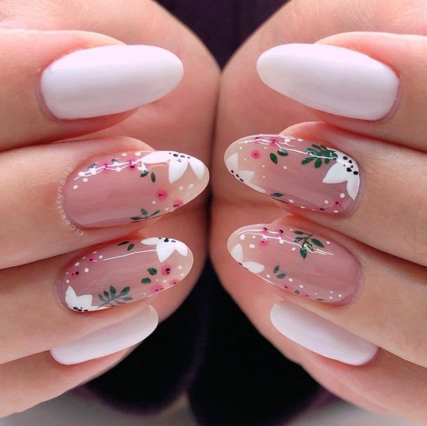 Gel Polish Manicure With Nail Art at Telma sierra in New York, NY