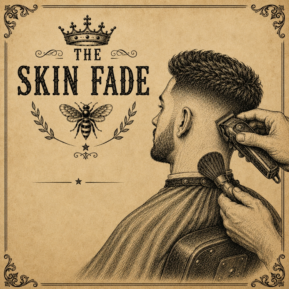 Skin Fade at lily flagg barbershop in Huntsville, AL