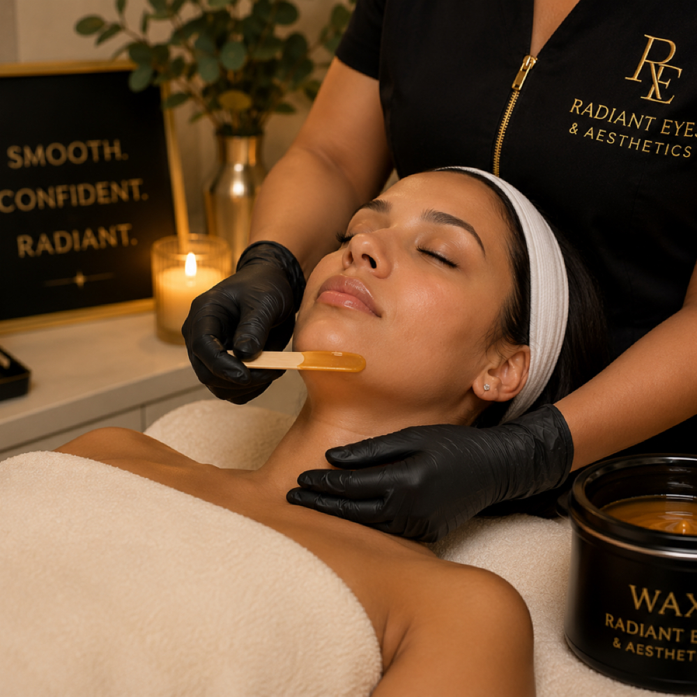 Chin Wax at Radiant Eyes & Aesthetics in Petal, MS