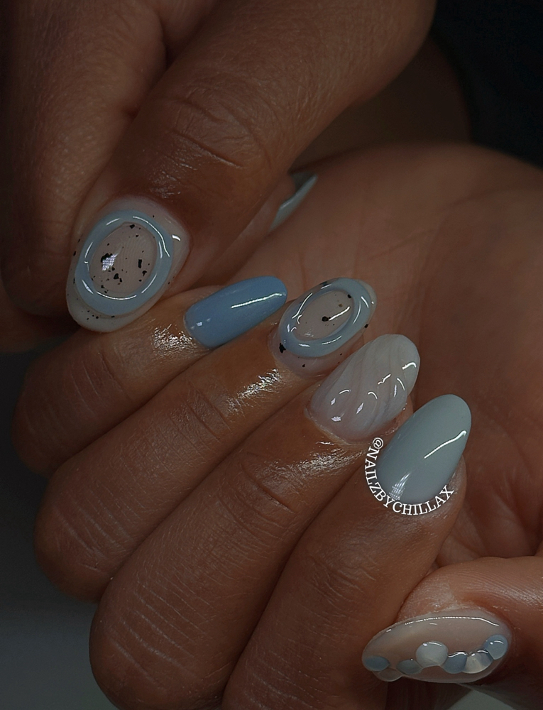 Gel Mani With Designs at Nailzbychillax in Saint Paul, MN