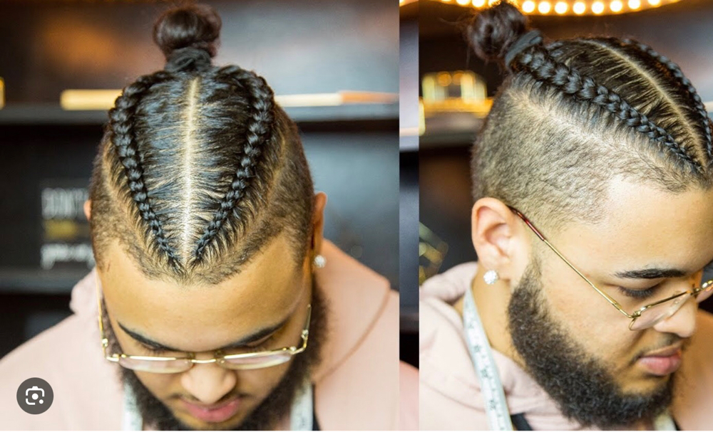 Mens 2 Braids