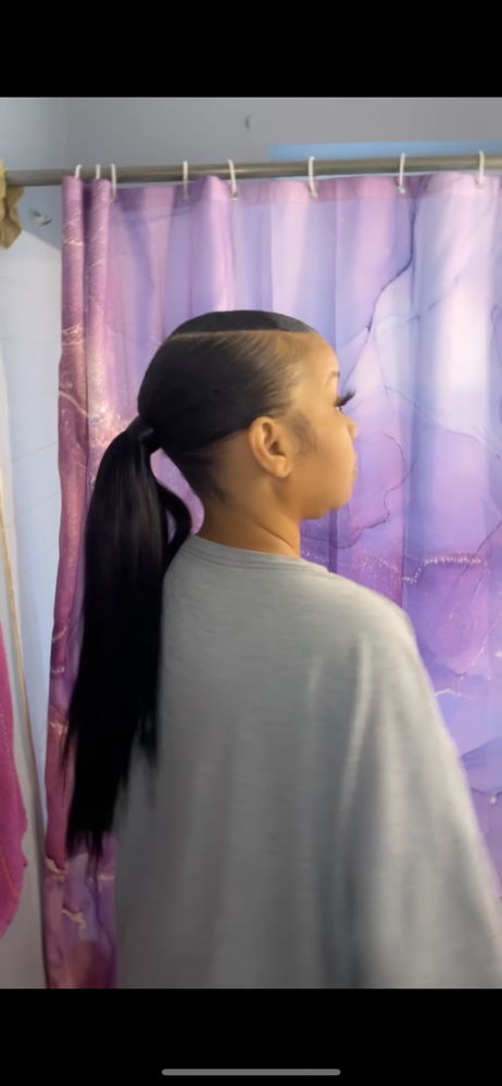 Sleek Ponytail Swoop