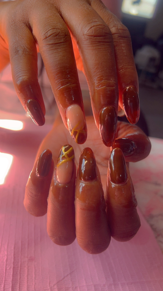 Full Acrylic Set (medium Length)