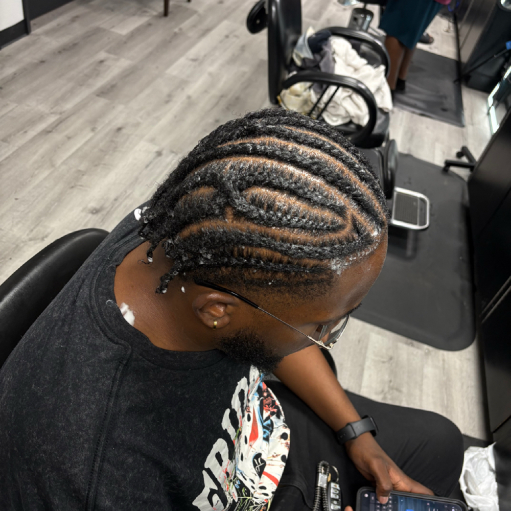 Mens Braids at The Braid Studio in Arlington Tx, TX