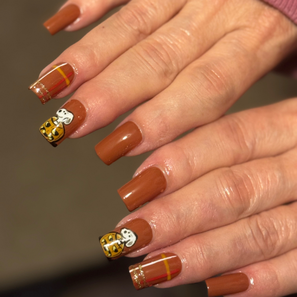 Gel X (medium) at Aura by Mary in hampstead, NC