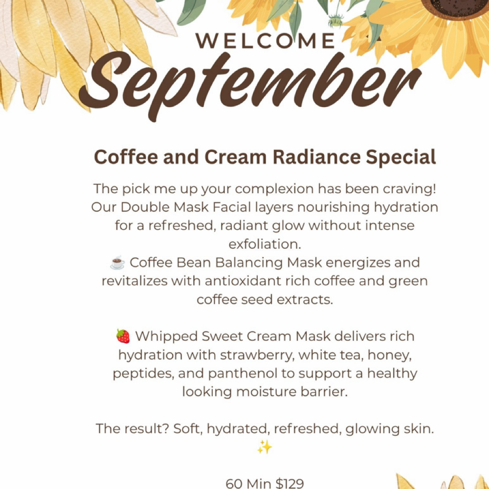 Coffee and Cream Radiance Facial at Enders Esthetics in Wasilla, AK