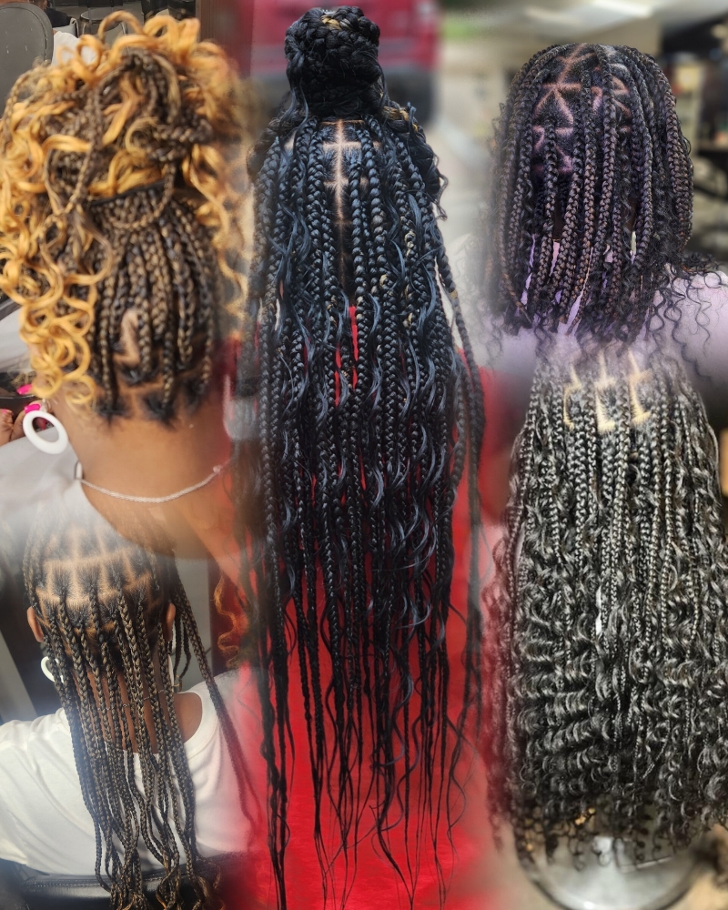 Knotless at "4her" Braids in Mesquite, TX