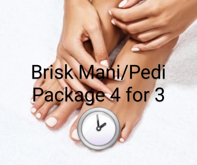 Brisk DD Mani/Pedi  Pkg (4for3)