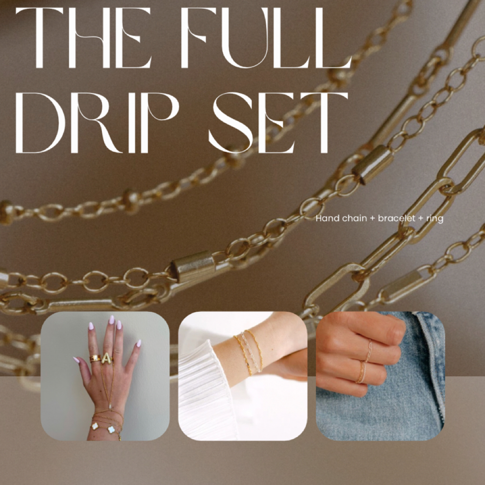 The Full Drip Set (silver)