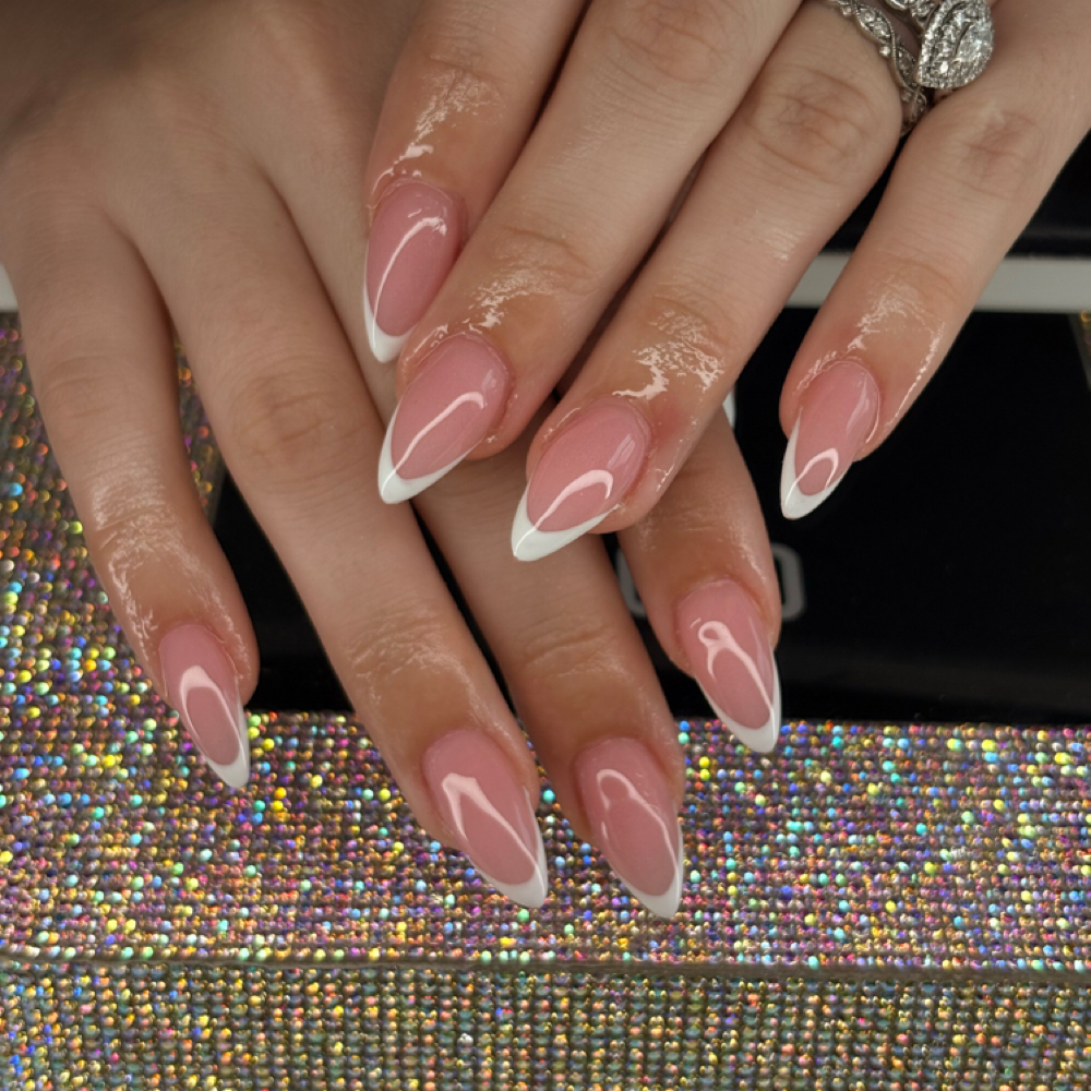 Classic French Tips at ClawsbyEloise in Crowley, TX