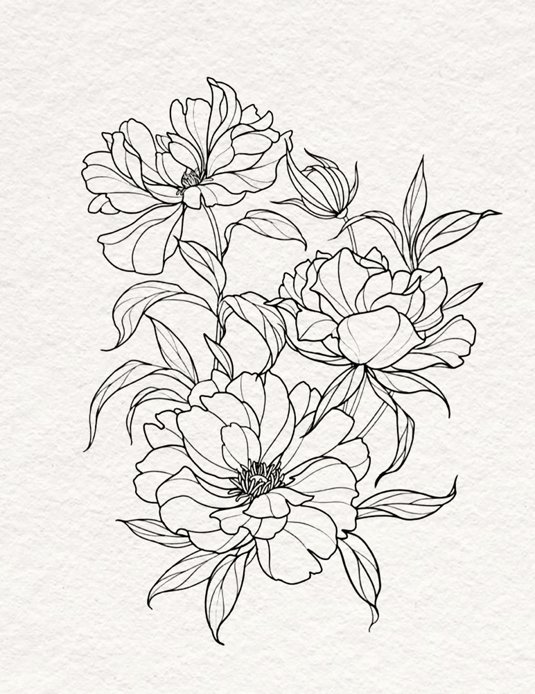 Three Tattoos + (one person)