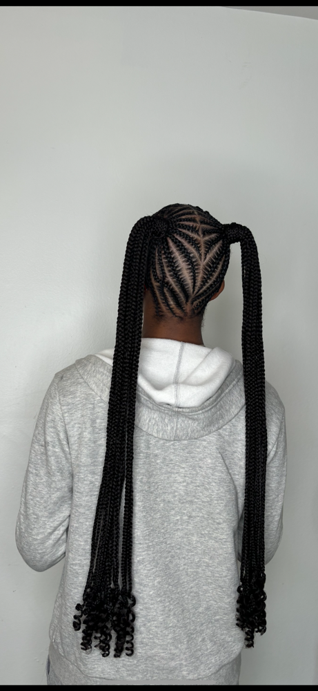 2 Braided Ponys