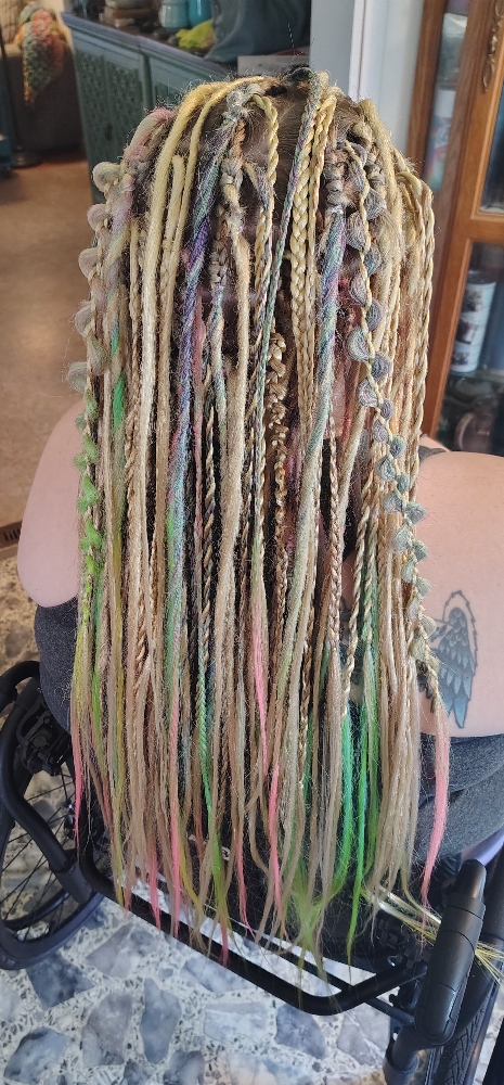 Dreadlock Hair Detox Cleansing at Color Crave Hair Fixx in Covington, VA