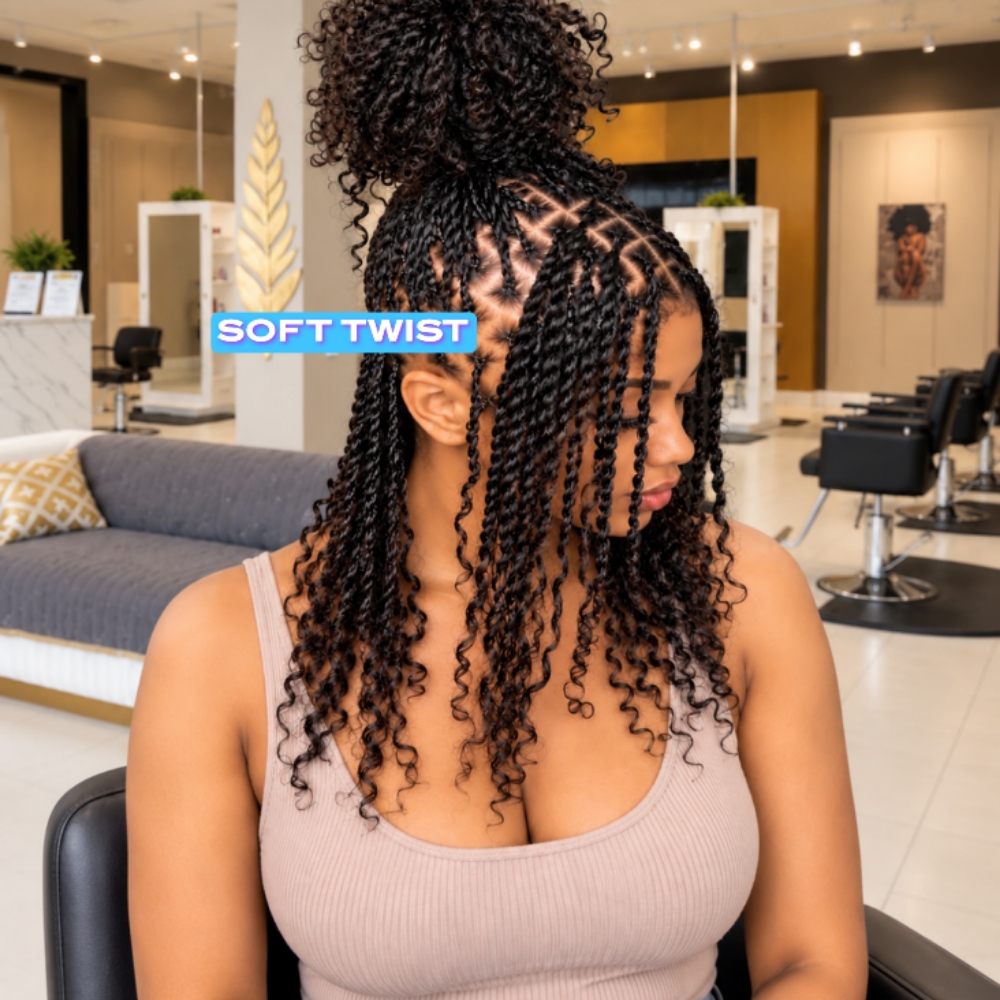 SOFT TWIST (HAIR INCLUDED ) at Braids By Titi in Bowie, MD