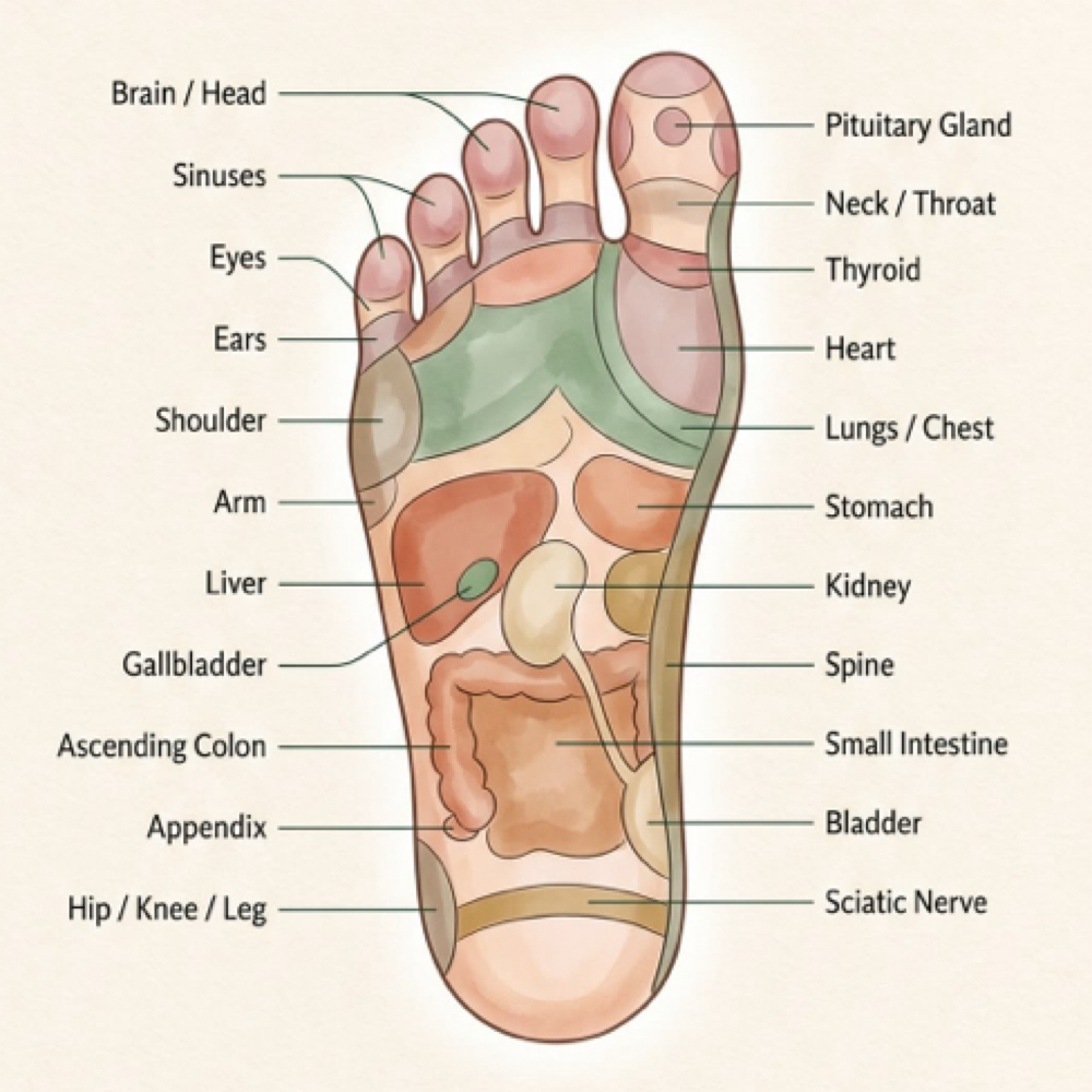 Reflexology - 60 Minute at Massage Room on Huss in Tiffin, OH