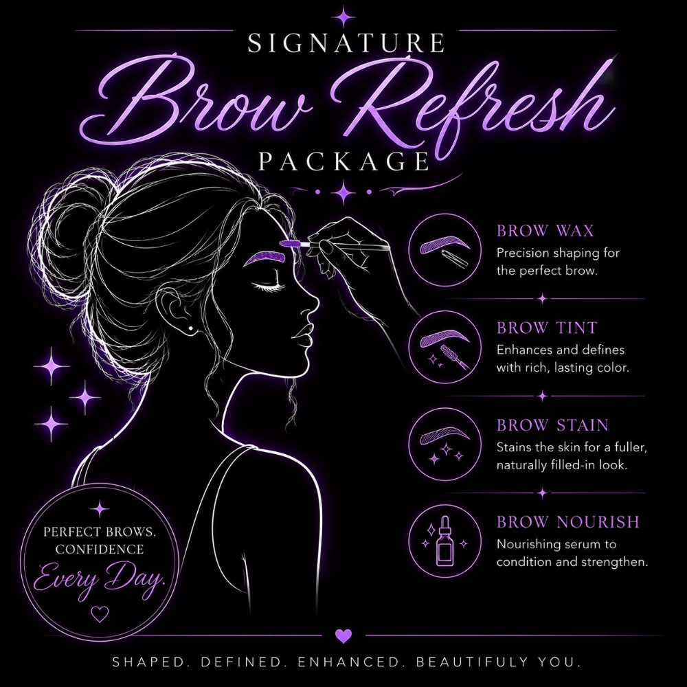 Signature Brow Refresh Package at Serenity Glow Esthetics in Texas City, TX
