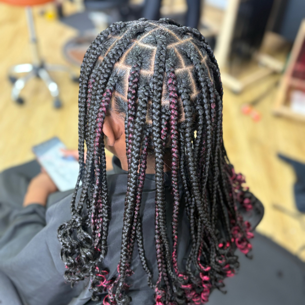 Knotless braids at The Ny3 Luxe experience in Harker Heights, TX