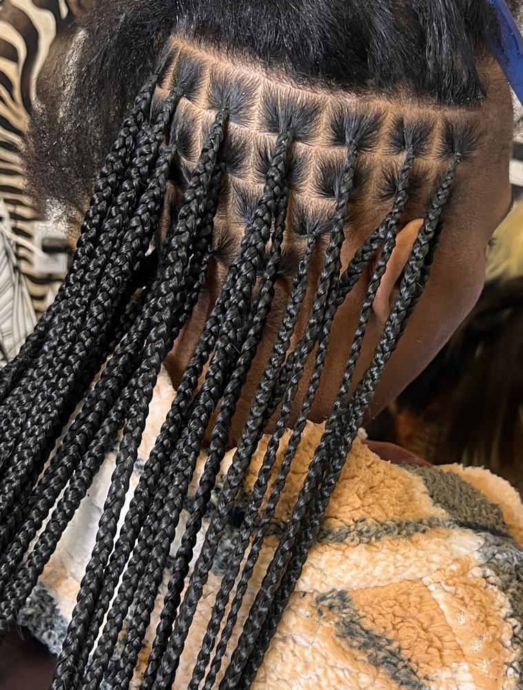 Knotless Plaits at Love Life & Locs in Miami, FL