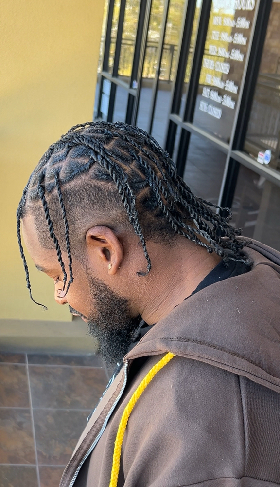 2 Strand Rope Twist (Non-Locd Hair)