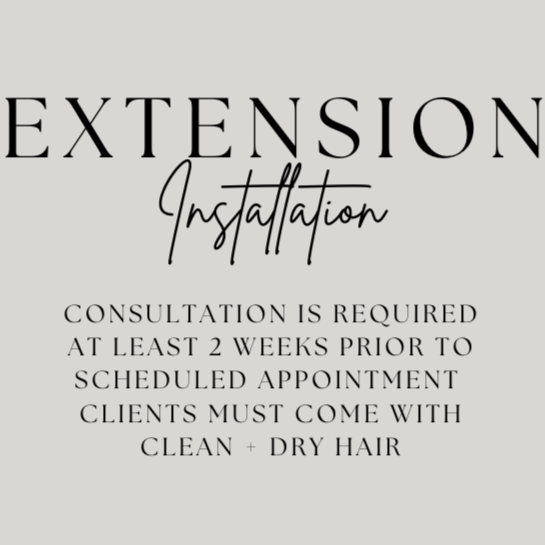 Extension Install at TaylorMadeHair Co in Anchorage, AK