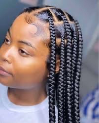 Large Knotless Shoulder Length