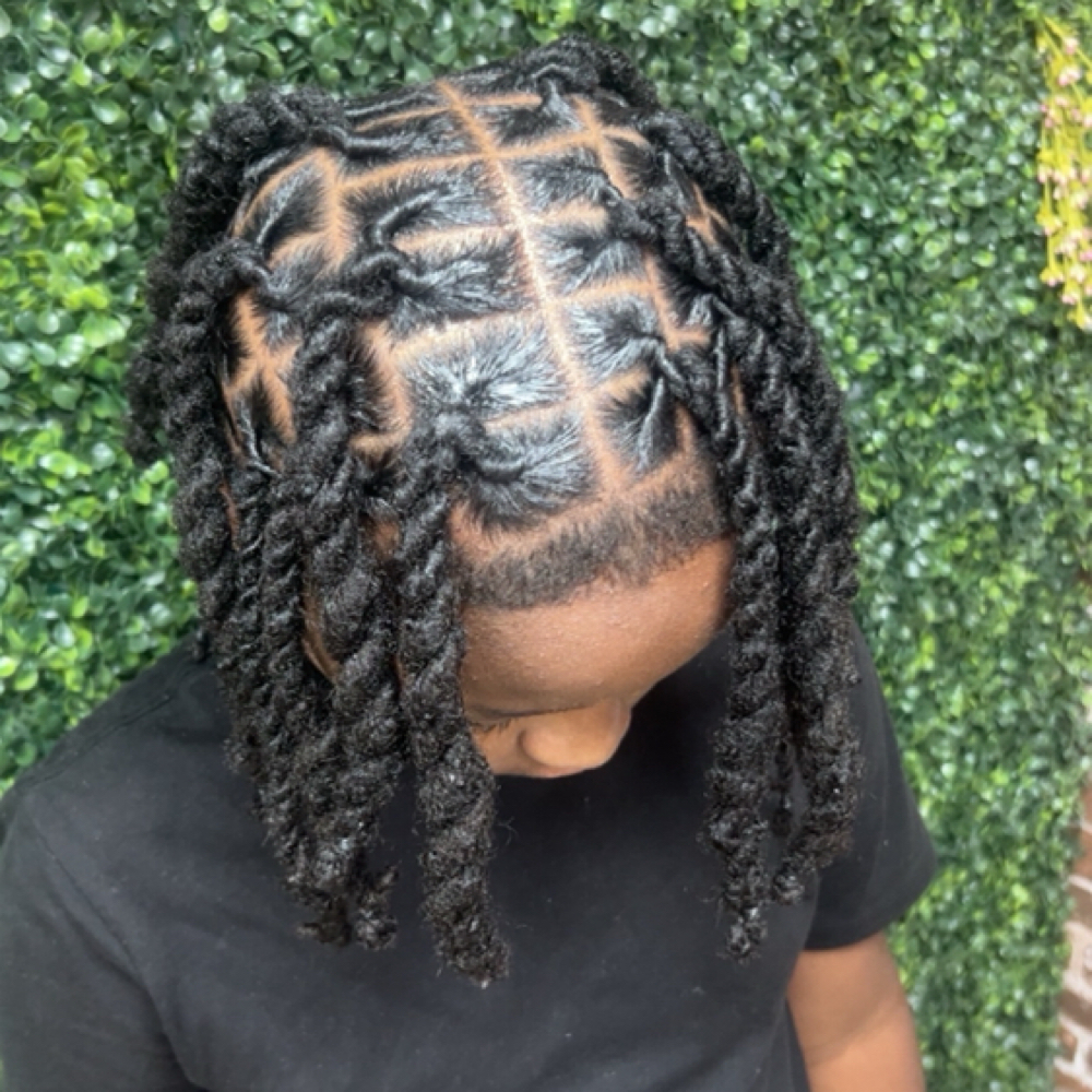 Kids Retwist at Haus Of Sway | Loc Care Services in Humble, TX