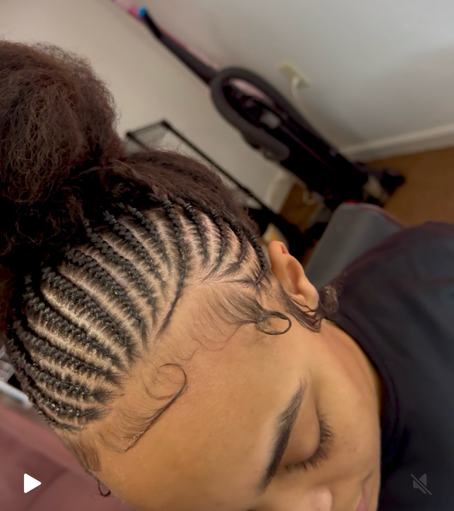 Feed In Braids ( FRONT ONLY) at Hair By Kay๐ in Ashdown, AR