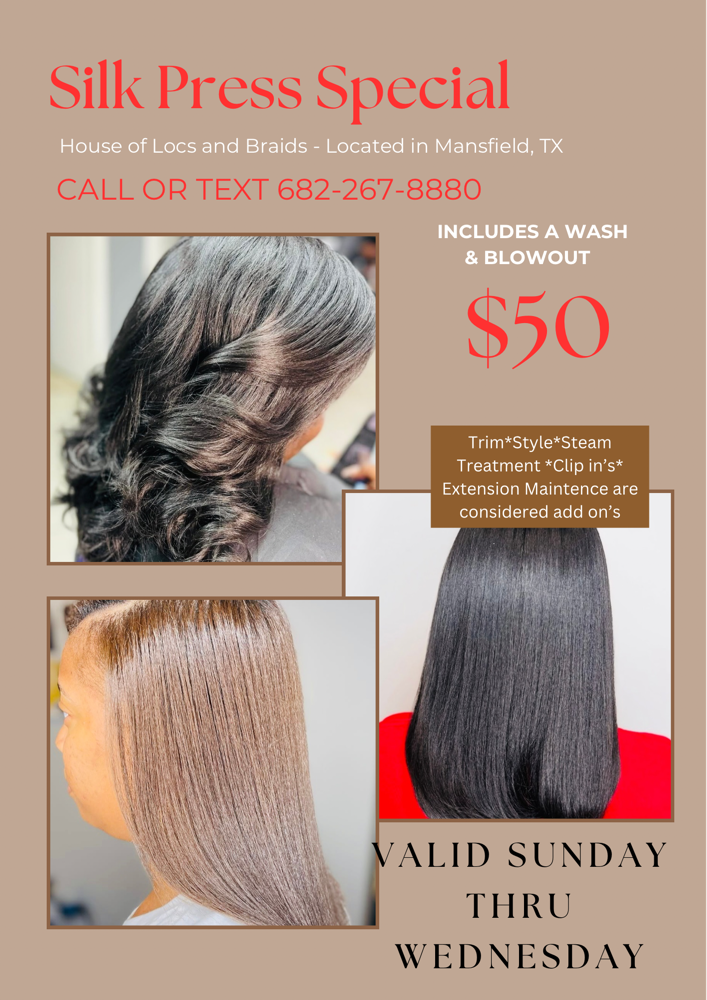 $50 Silk Press