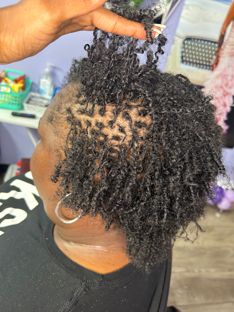 retie (sisterlocs/microlocs)