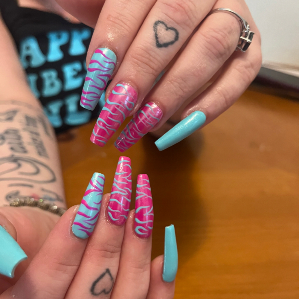 Polish Change On Gelx Or Acrylic at Heavenly Hair & Nail Spalon in Wingina, VA