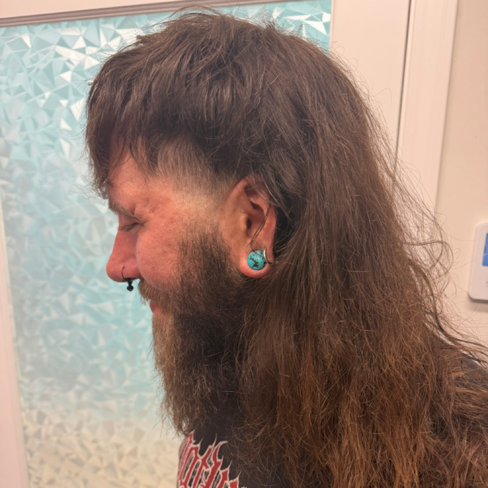 Men's Special: Cut, Eyebrows, Beard at LunarFlameHair in Palm Harbor, FL