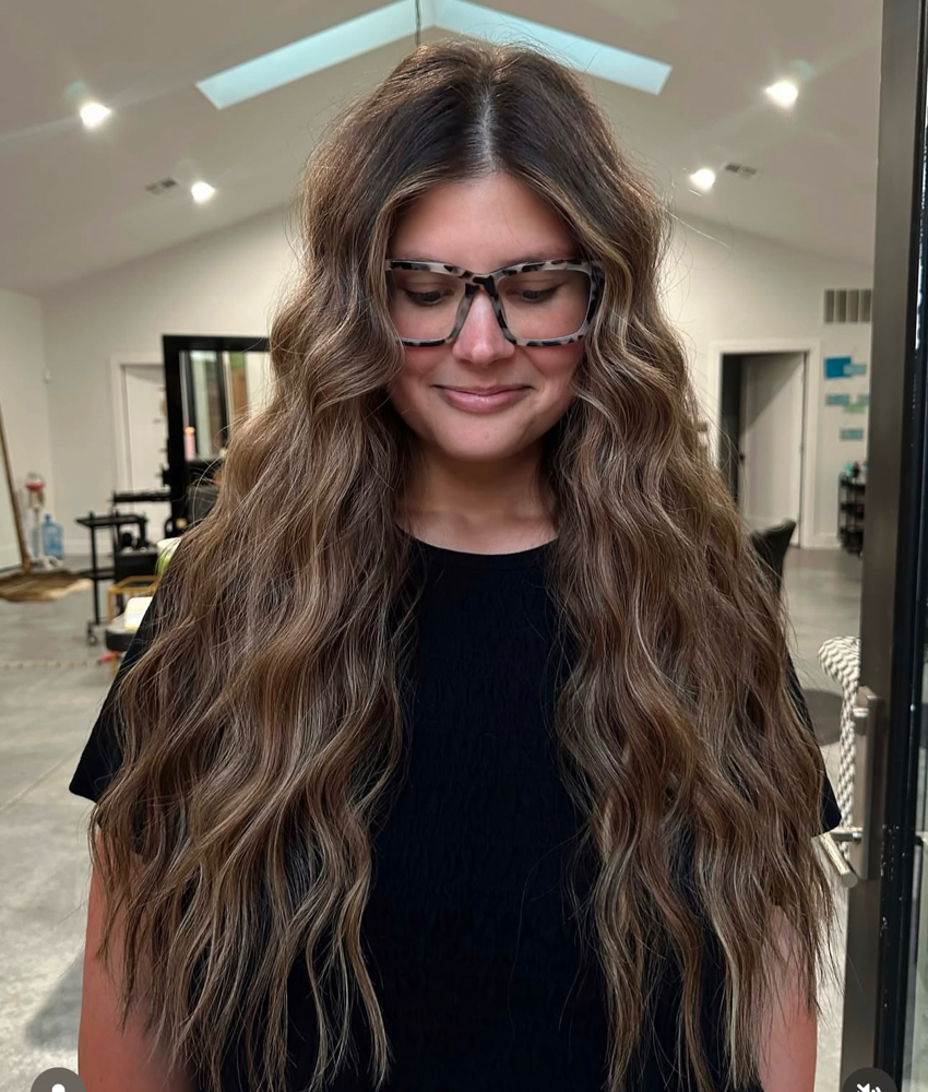 Hair Extension Move up 2 Rows at Julia Voegeli in Wichita, KS