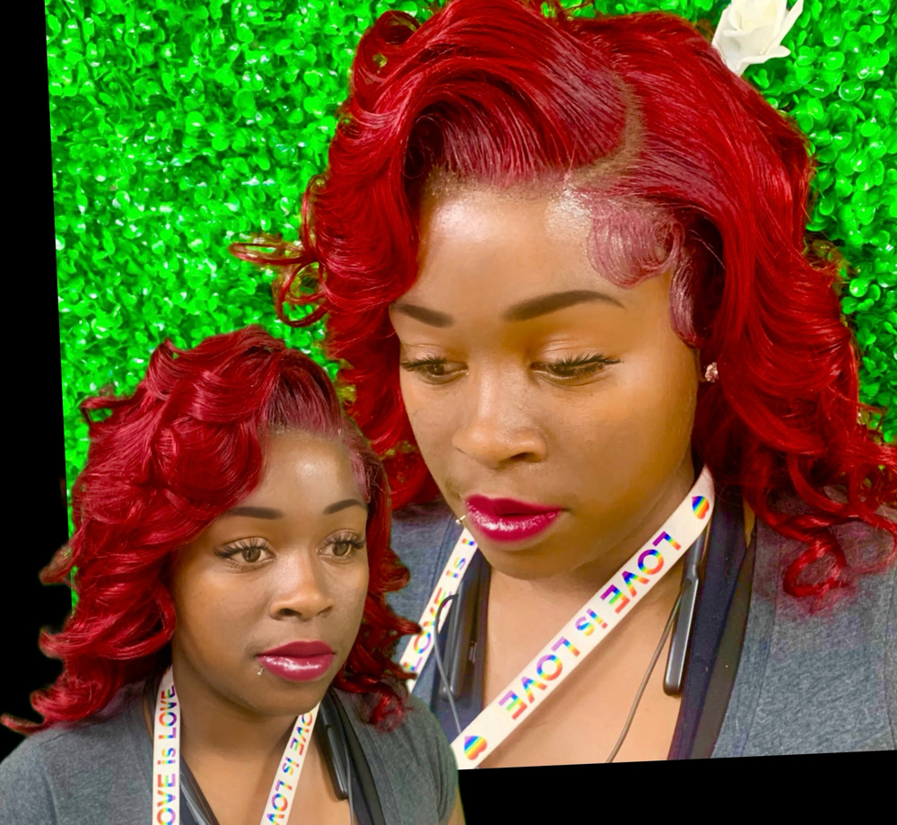 Frontal Wig Install at Salon Avangarde313 in Oak Park, MI