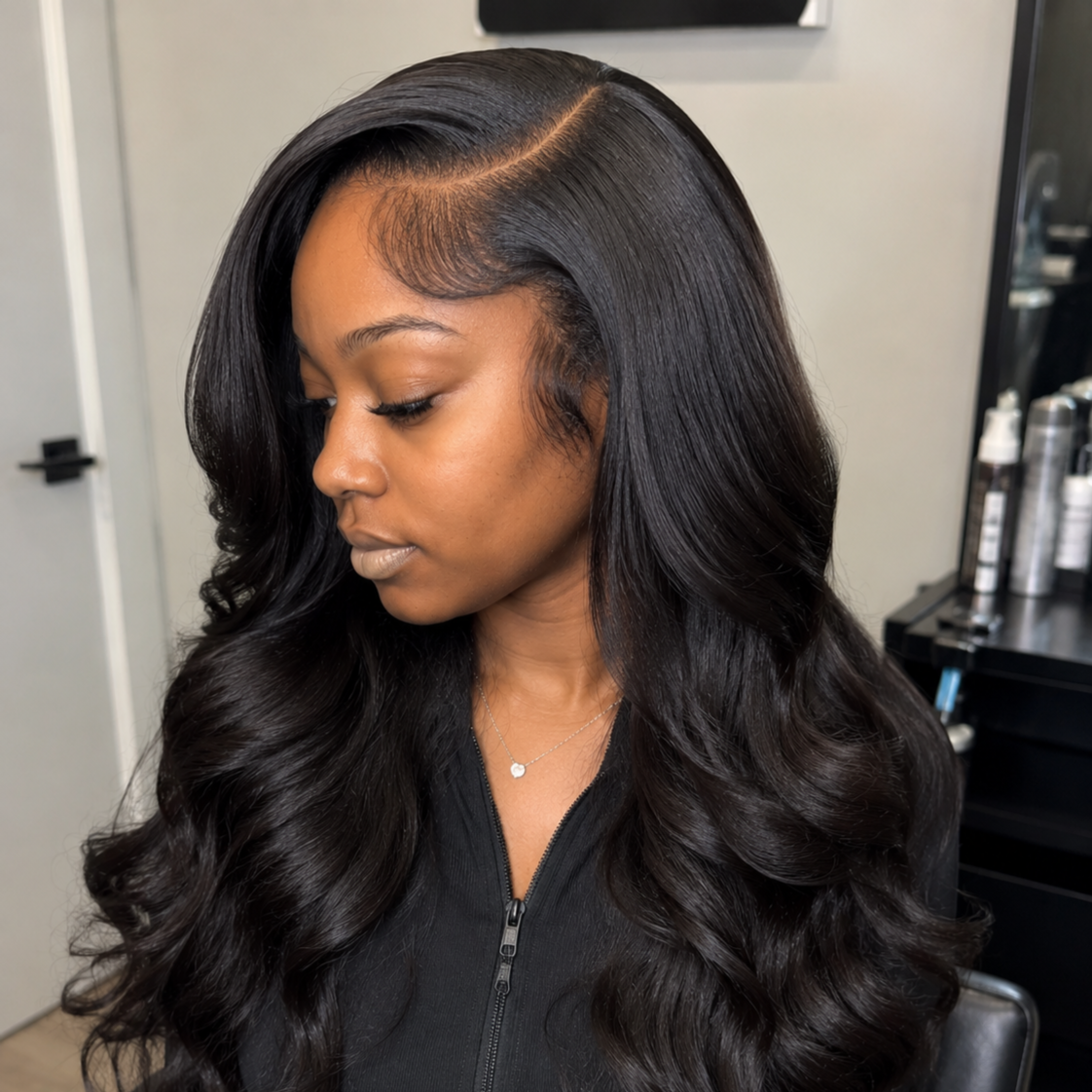 Signature Sew-In (Leave-Out) at Preen Beauty Co in Peachtree Corners, GA