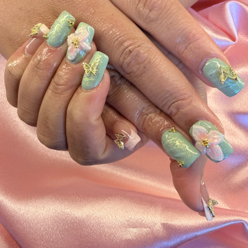 Tier Three Nail Art at Claws By Kim in Dayton, OH