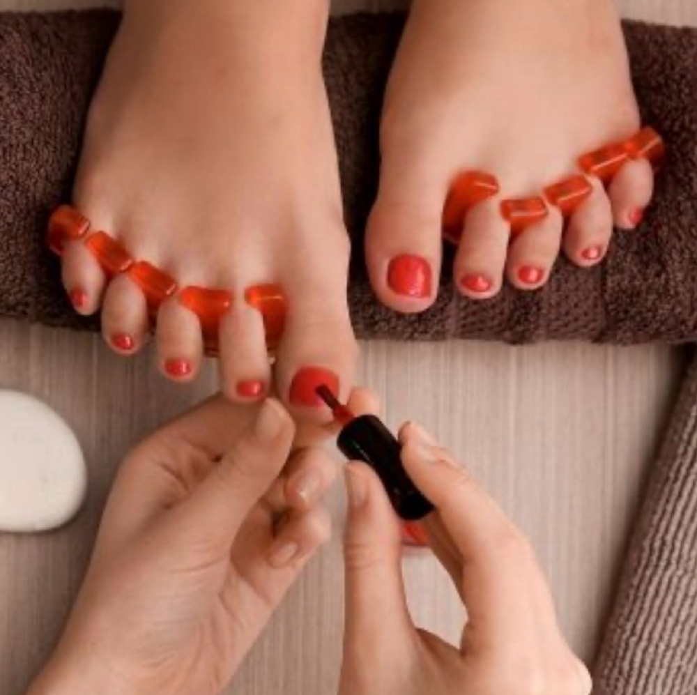 Gel Pedicure Add-on at McQueen Hair Co. in Groveton, TX