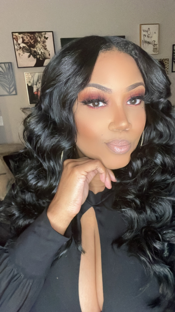 Full Glam Makeup at Winter Samone Hair And Makeup Artistry in Charlotte, NC