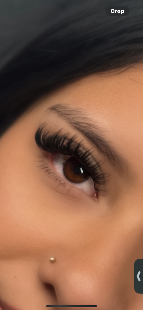 Spikey volume lash extensions at Dreamy Eyes And Skin in Palm Springs, FL